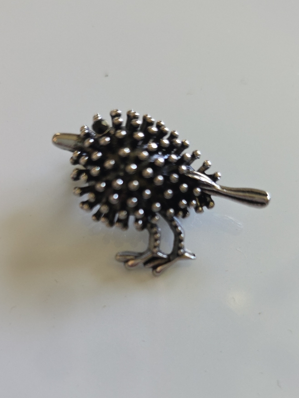 BIRD Brooch timeless Antique Silver Tone